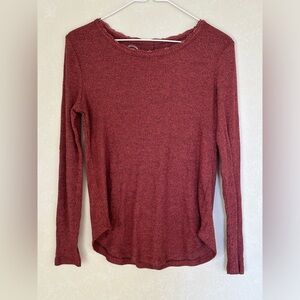 Warm Long Sleeve, size small, pink